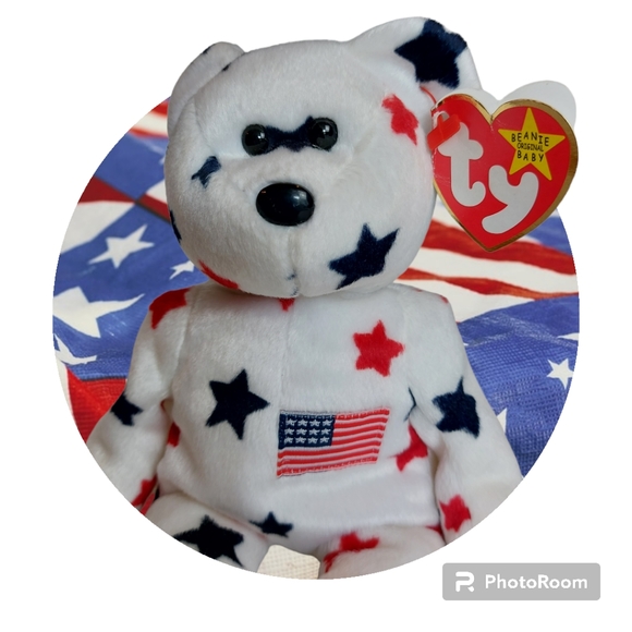🔴Buy 2 - Get 1 -- Ty Beanie Baby "Glory" with Rare Tag Issues - Picture 1 of 13